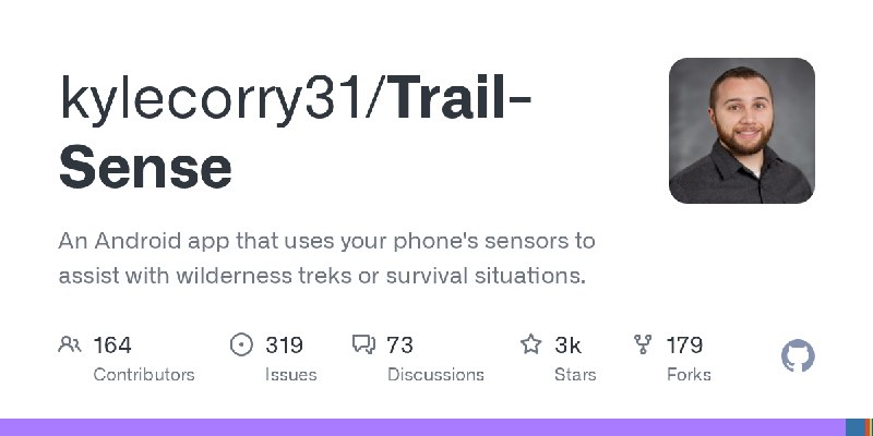 GitHub - kylecorry31/Trail-Sense: An Android app that uses your phone's sensors to assist with wilderness treks or survival situations.