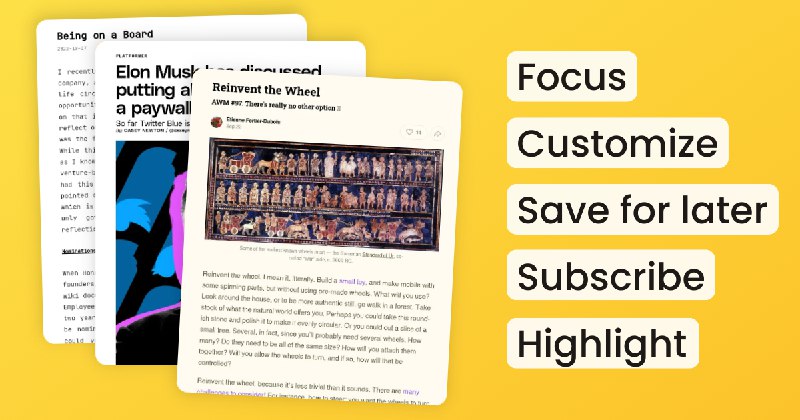 Unclutter — Reader Mode for Chrome & Firefox