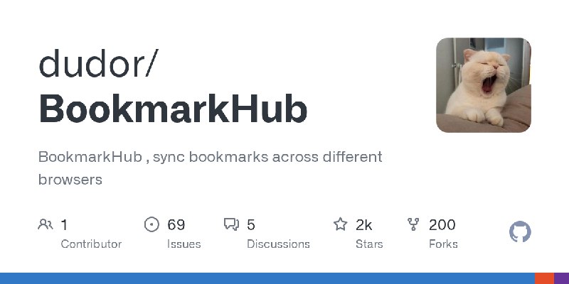 GitHub - dudor/BookmarkHub: BookmarkHub , sync bookmarks across different browsers
