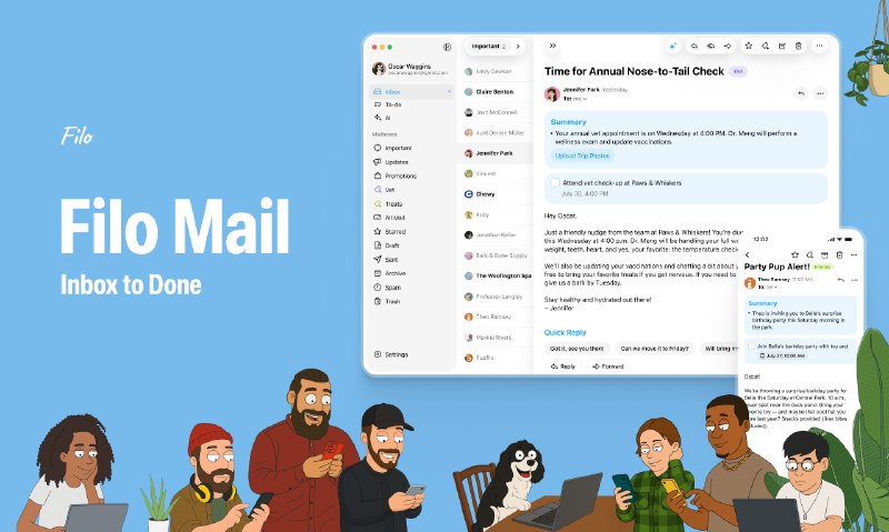 Filo - AI Email Client & To-Do