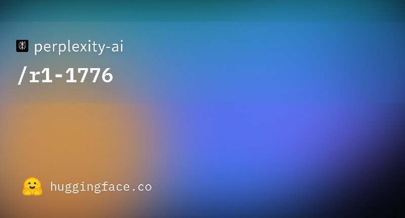 perplexity-ai/r1-1776 · Hugging Face