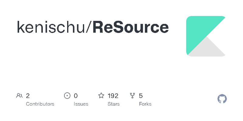 GitHub - kenischu/ReSource