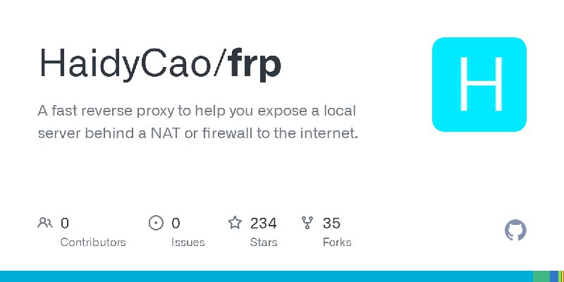 Releases · HaidyCao/frp