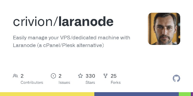 GitHub - crivion/laranode: Easily manage your VPS/dedicated machine with Laranode (a cPanel/Plesk alternative)
