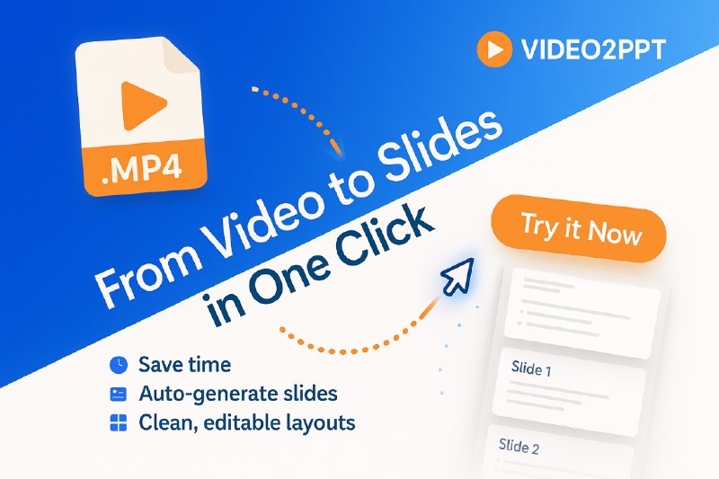 Free AI Video to Editable PowerPoint & Slides Converter