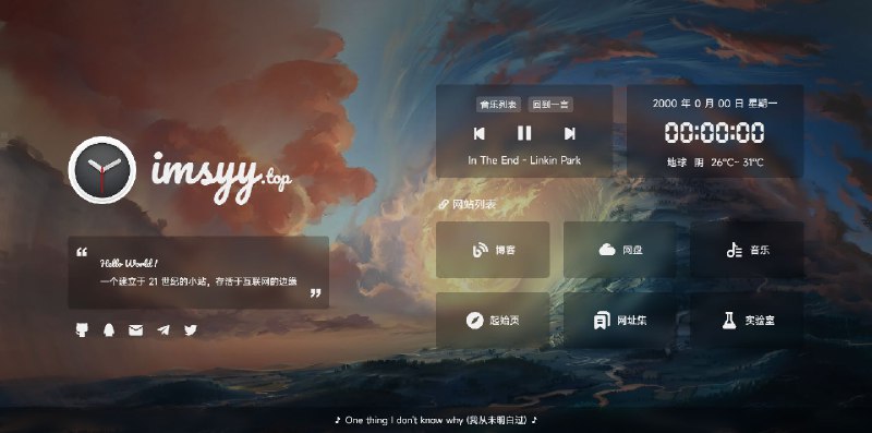 GitHub - imsyy/home: 个人主页，我的个人主页，个人主页源码，主页模板，homepage