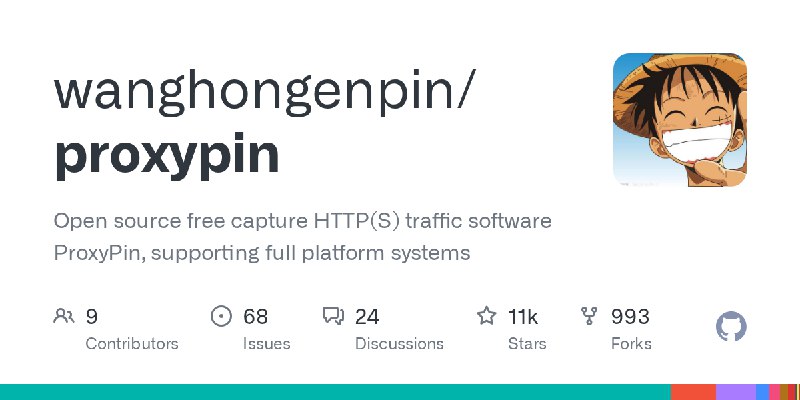 GitHub - wanghongenpin/proxypin: Open source free capture HTTP(S) traffic  software ProxyPin, supporting full platform systems