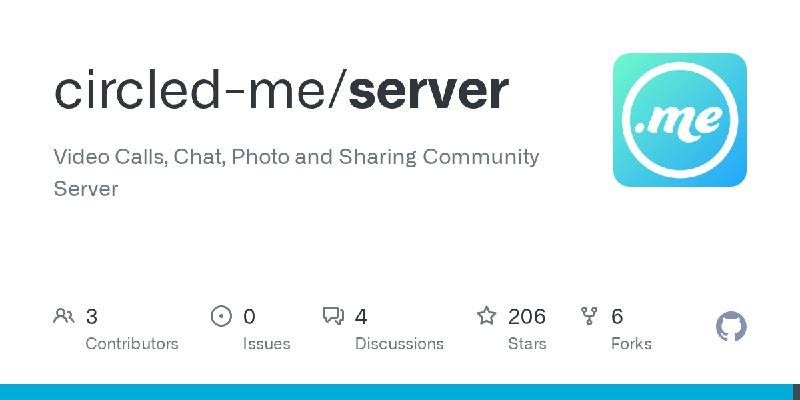 GitHub - circled-me/server: Video Calls, Chat, Photo and Sharing Community Server