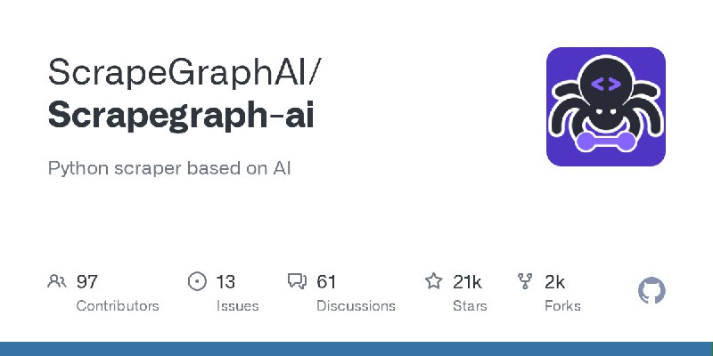 GitHub - ScrapeGraphAI/Scrapegraph-ai: Python scraper based on AI