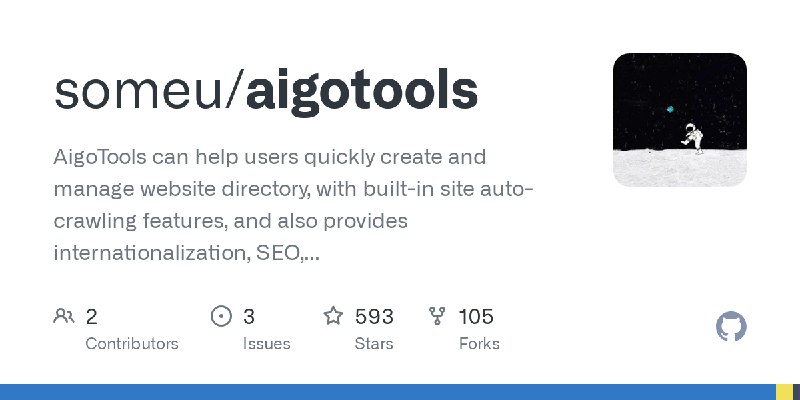 GitHub - someu/aigotools: AigoTools can help users quickly create and manage website directory, with built-in site auto-crawling…