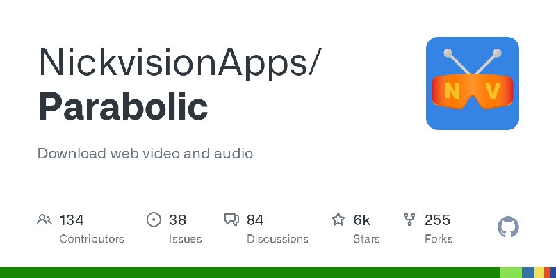 GitHub - NickvisionApps/Parabolic: Download web video and audio