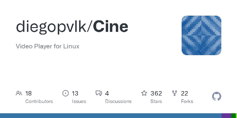 GitHub - diegopvlk/Cine: Video Player for Linux