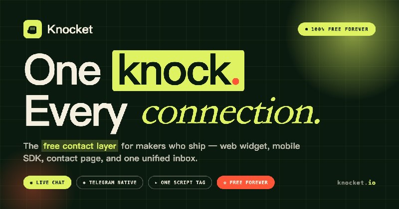 Knocket：一敲即连，触达一切。