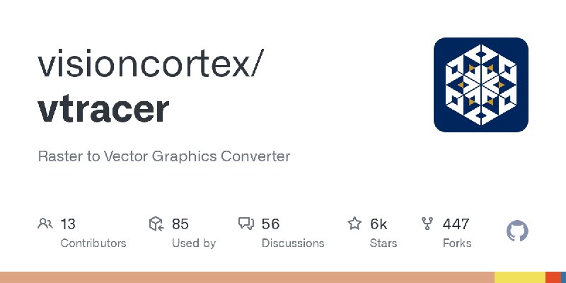 GitHub - visioncortex/vtracer: Raster to Vector Graphics Converter