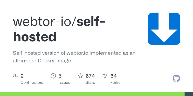 GitHub - webtor-io/self-hosted: Self-hosted version of webtor.io implemented as an all-in-one Docker image