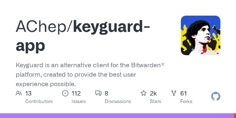 GitHub - AChep/keyguard-app: Keyguard is an alternative client for the Bitwarden® platform, created to provide the best user experience…