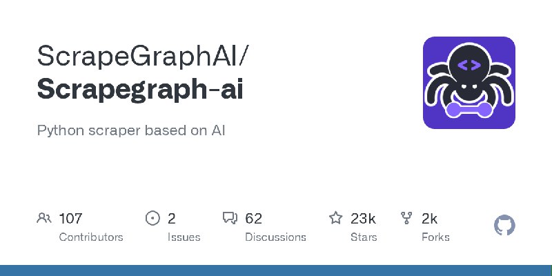 GitHub - ScrapeGraphAI/Scrapegraph-ai: Python scraper based on AI