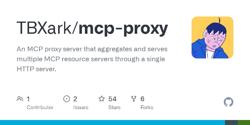 GitHub - TBXark/mcp-proxy: An MCP proxy server that aggregates and serves multiple MCP resource servers through a single HTTP server.