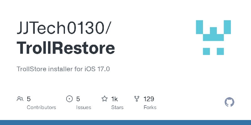 GitHub - JJTech0130/TrollRestore: TrollStore installer for iOS 17.0