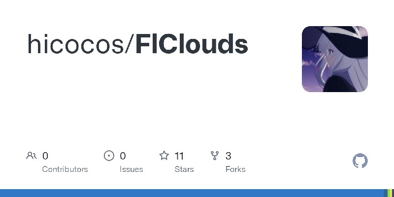 GitHub - hicocos/FlClouds