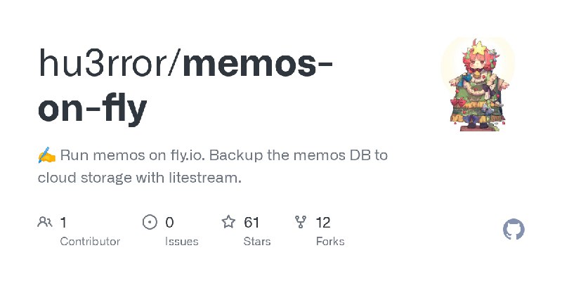 memos-on-fly/README_zh-CN.md at main · hu3rror/memos-on-fly