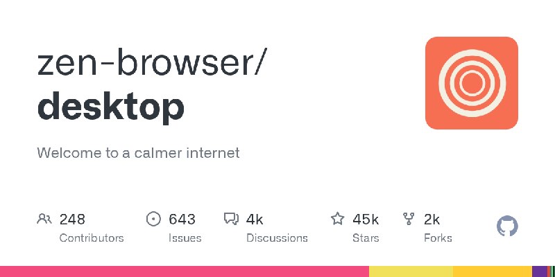 GitHub - zen-browser/desktop: Welcome to a calmer internet