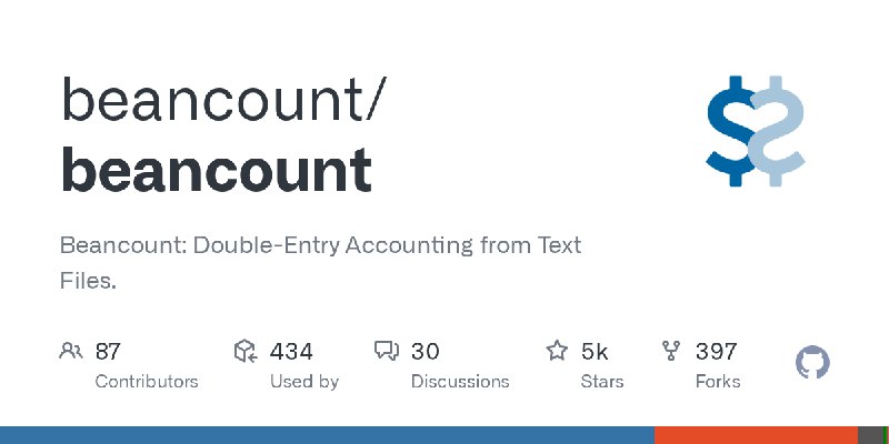 GitHub - beancount/beancount: Beancount: Double-Entry Accounting from Text Files.