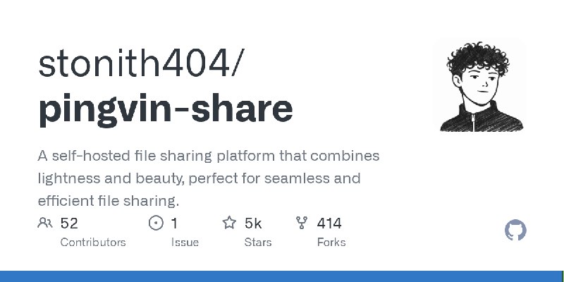 GitHub - stonith404/pingvin-share: A self-hosted file sharing platform that combines lightness and beauty, perfect for seamless…