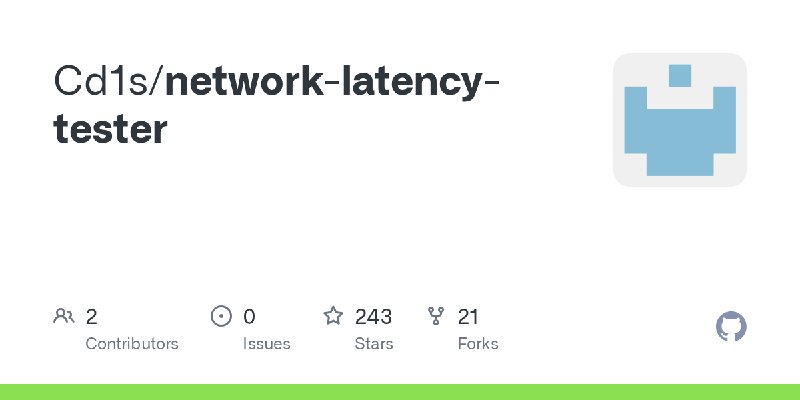 GitHub - Cd1s/network-latency-tester