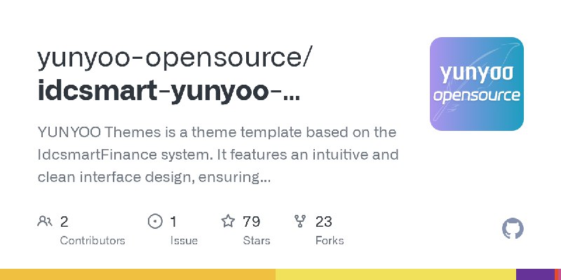 GitHub - yunyoo-opensource/idcsmart-yunyoo-clientarea: YUNYOO Themes is a theme template based on the IdcsmartFinance system. It…