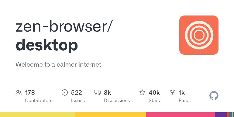 GitHub - zen-browser/desktop: Welcome to a calmer internet