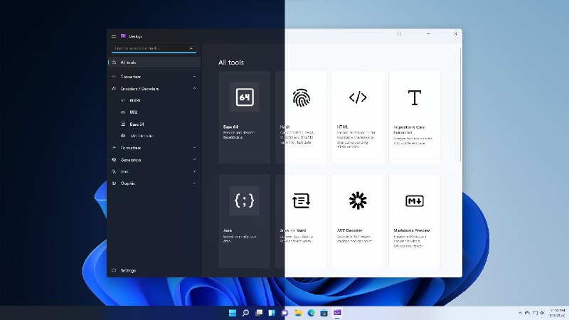 GitHub - DevToys-app/DevToys: A Swiss Army knife for developers.