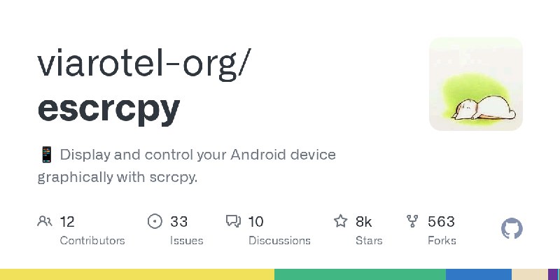 GitHub - viarotel-org/escrcpy: 📱 Display and control your Android device graphically with scrcpy.