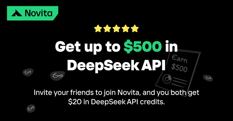 Give $20, Earn $20 In DeepSeek API credits