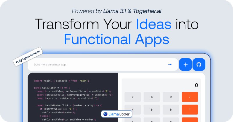 Llama Coder – AI Code Generator