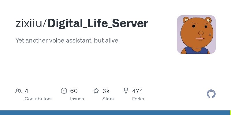 GitHub - zixiiu/Digital_Life_Server: Yet another voice assistant, but alive.