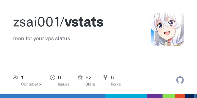 GitHub - zsai001/vstats: monitor your vps status