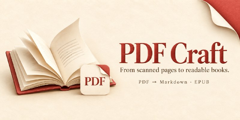GitHub - oomol-lab/pdf-craft: PDF craft can convert PDF files into various other formats. This project will focus on processing…