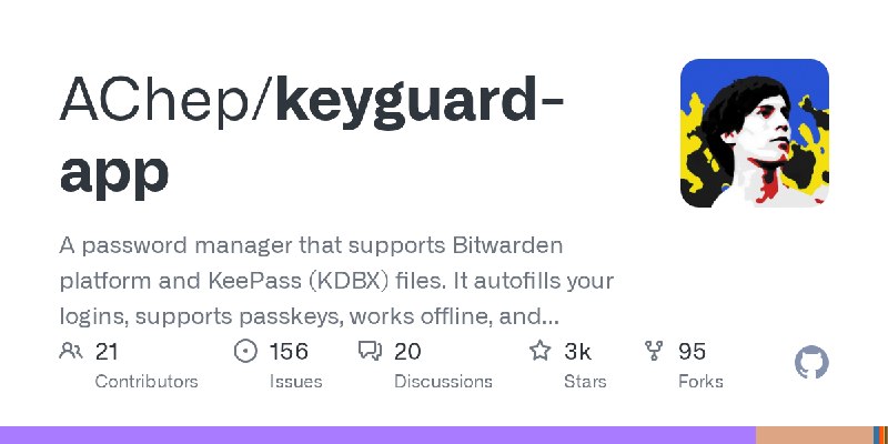 GitHub - AChep/keyguard-app: A password manager that supports Bitwarden platform and KeePass (KDBX) files. It autofills your logins…