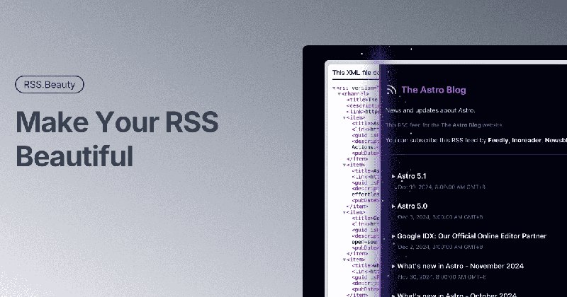 GitHub - miantiao-me/RSS.Beauty: Make Your RSS Beautiful!