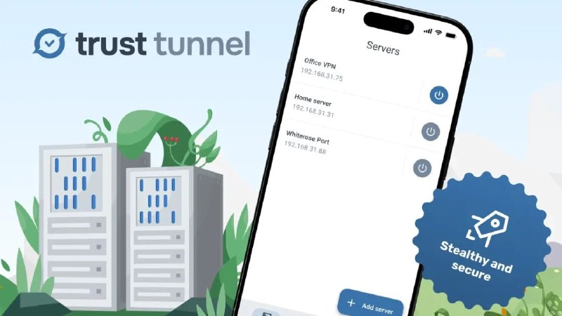 #开源 #VPN #工具🛡 TrustTunnel - AdGuard 开源的「隐身版 VPN 协议」👆 使用教程TrustTunnel 可以让你的网络流量伪装成普通的网页浏览（HTTPS），这样 VPN 就不会被轻易发现、限速或封锁