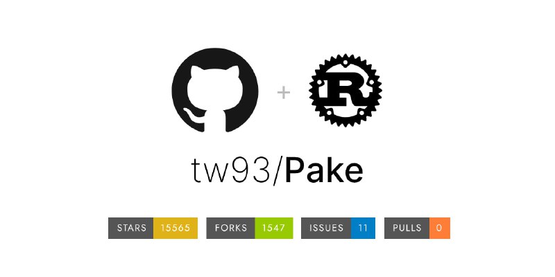 #Win #macOs #Linux #开源Pake 开源地址 丨 说明文档 一个简单的将网页打包成很小的桌面 App 的工具，基于 Rust 开发，可以用来打包你喜欢的网页为桌面 App