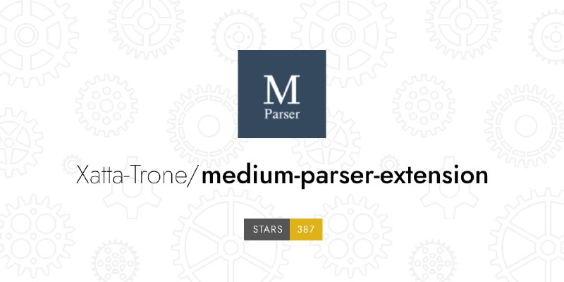 #插件 #阅读✅Medium Parser - 一个用于查看 Medium 付费文章的浏览器插件📄它的原理是通过 Google Web 缓存查看 Medium 付费文章安装插件之后，需要付费解锁的文章右侧会出现两个按钮，点击任意一个都可以查看该文章的完整内容❗️谷歌商店目前无法下载，点击此链接即可手动安装，报错可无视🔗Medium：一个美国的社交新闻网站，集合了业余和专业的个人和出版物，拥有许多优质的文章📑相关阅读12ft.io - 一个去除付费内容的工具📮投稿    📢频道    💬群聊    🔎索引
