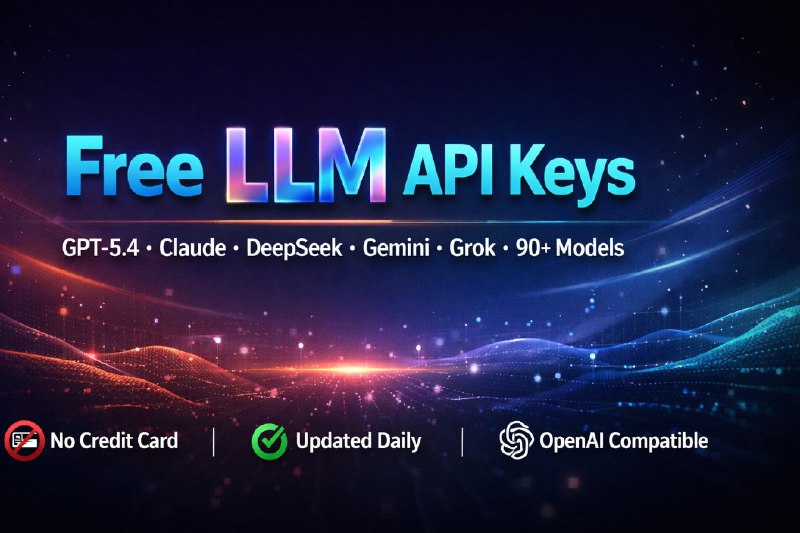 #AI🔑 免费！AI  API Key 共享仓库🌐  在线使用覆盖 GPT-5.5 系列、Claude 4 系列、DeepSeek V3/R1、Gemini 3.1、Grok 4、Mistral、Qwen、GLM 等 90+ 个模型