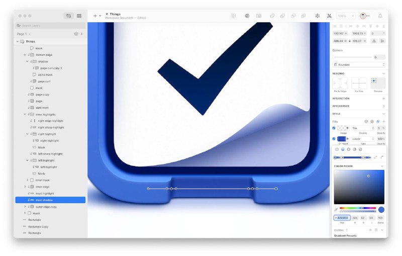 最近很迷App Logo设计，尤其是关注了一个来自GitHub的产品设计师Gavin（ 