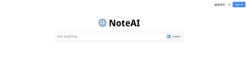 #AI #搜索引擎 #web NoteAI 搜索引擎 基于 AI 的搜索引擎，界面简单易用，输入关键词搜索后，它会罗列几个相关度高的链接，并根据这些链接内容进行概括，还是满新颖的一种方式
