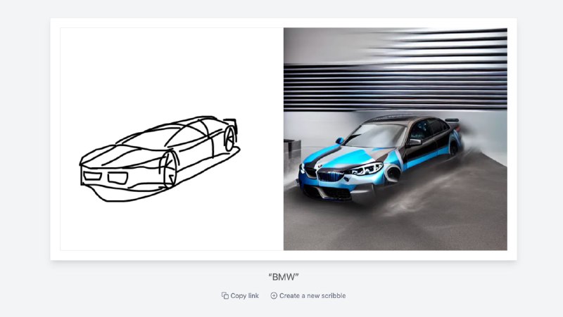 Scribble Diffusion —— 和 AI 结对画画🖌 介绍一个有趣的 AI 绘画应用 Scribble Diffusion，可以根据简单的线条轮廓佐以 prompt 生成图画👻 相比其他类似的应用，微妙的人为「参与感」让 Scribble Diffusion 更平易近人，用户似乎是在和 AI 结对而不是单纯下达指令