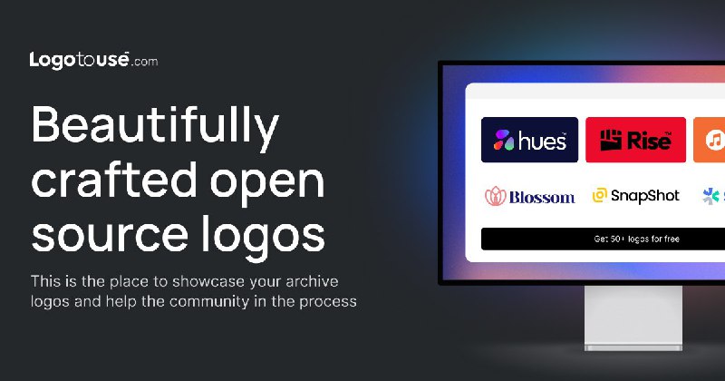 #logo #设计 Logo To Use 一个提供免费 logo 下载的网站，超 1.2 亿 个 logo，质量风格非常大气，可以直接下载源文件进行修改，且可免费商用，无版权问题