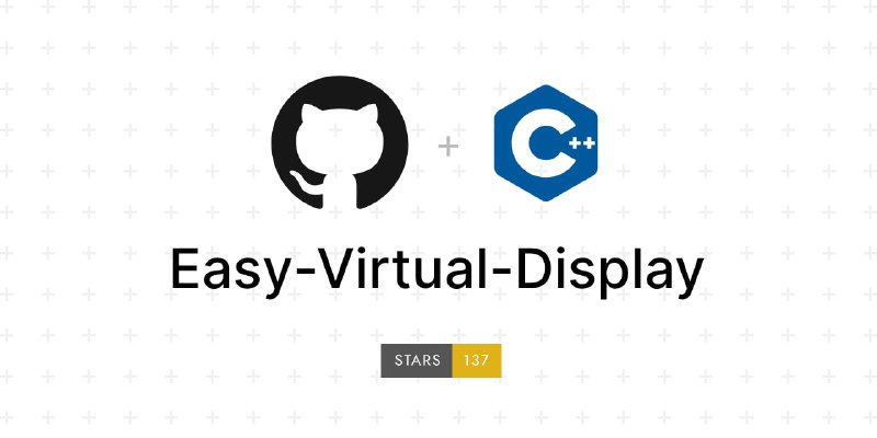 #开源 #工具 #Windows↔️Easy Virtual Display - 一个用于在 Windows 中创建虚拟显示器的工具📄支持多种分辨率和刷新率，适用于远程控制或显卡欺骗对于有适用场景的人而言是神器一枚，比如隐私屏📮投稿    📢频道    💬群聊    🔎索引