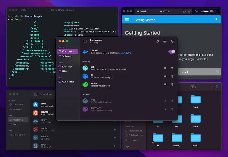 #macOS #Linux #Docker▎  OrbStack> 也许是 “macOS 上的 WSL” ？OrbStack 可以便捷地管理 Docker 和 Linux 环境